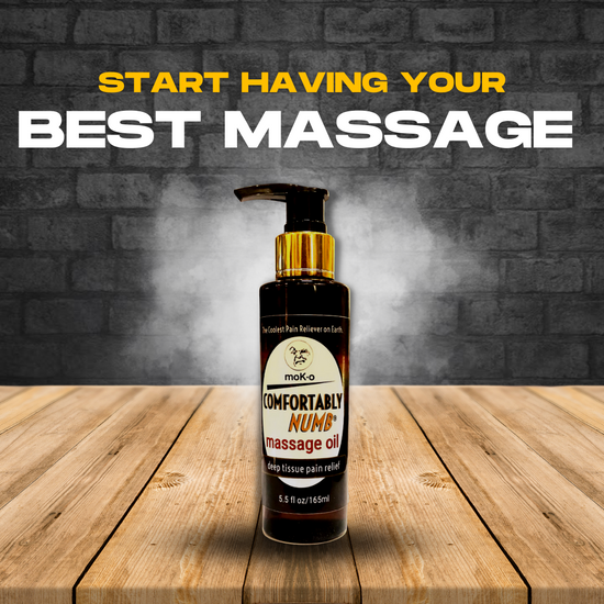POWERFUL DEEP TISSUE MASSAGE OIL FOR BACK PAIN, KNEE PAIN AND SHOULDER PAIN