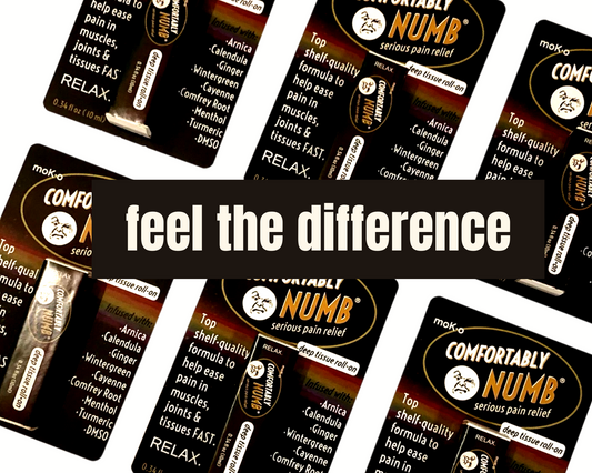 You Have Never Been Numbed Like This Before. Comfortably Numb is the extreme and maximum strength pain-relieving roll-on which has been the customer-favorite since 2015. This isn't a topical pain reliever for wimps. This formulation is full of cayenne and menthol to ease your pain almost immediately. 
