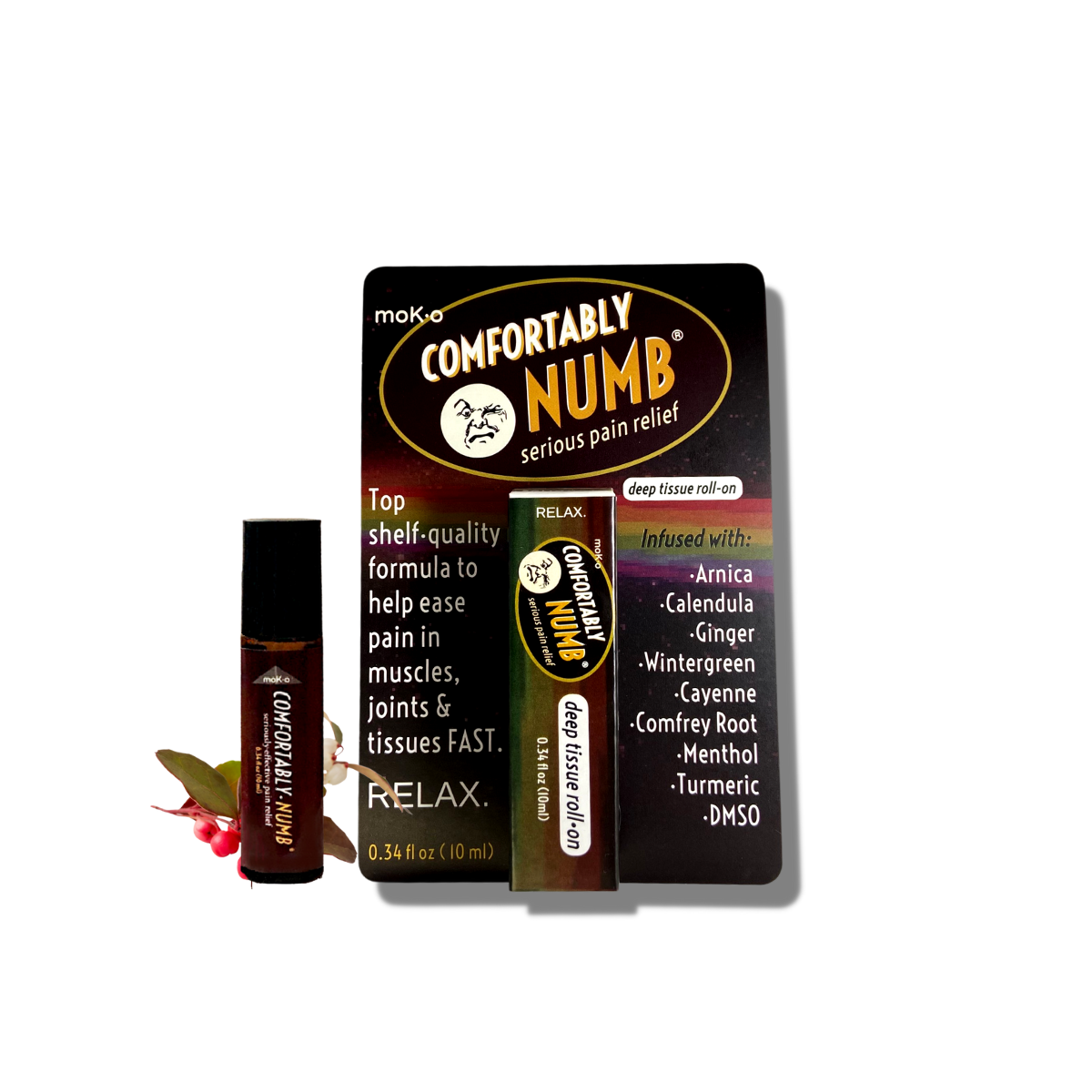 Comfortably Numb® has ultra-cool packaging with a vintage rock and roll feel...hence the Comfortably Numb name. Looking for a gift for someone who has everything - including pain, this unique packaging and effective product will be your recipient's favorite gift.