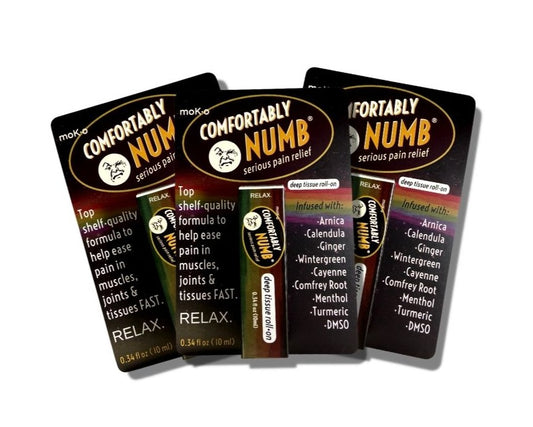 You Have Never Been Numbed Like This Before. Comfortably Numb is the extreme and maximum strength pain-relieving roll-on which has been the customer-favorite since 2015. This isn't a topical pain reliever for wimps. This formulation is full of cayenne and menthol to ease your pain almost immediately.