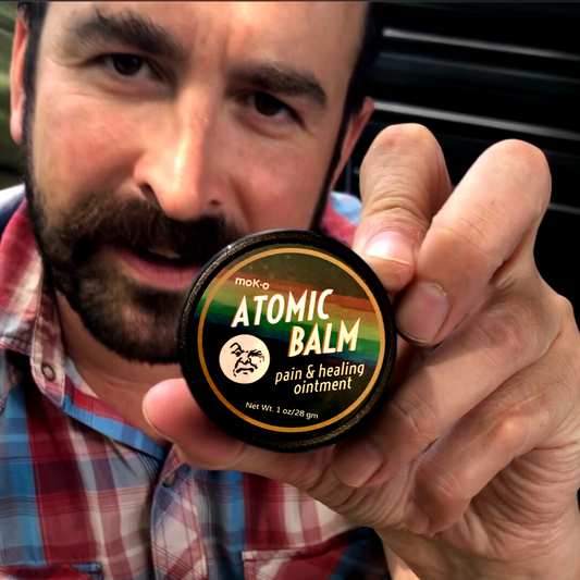 Sin pain and ankle pain is no match for Atomic Balm pain and healing ointment