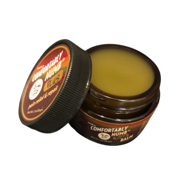 Pure straight up Comfortably Numb PLUS balm with shae butter and beewax for fast and effective pain and healing