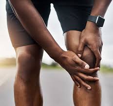 Topical relief for knee pain from running, biking or extreme sports.