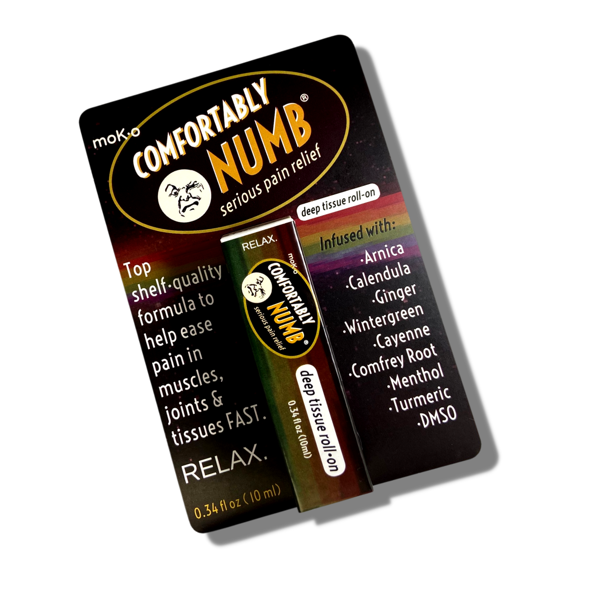 You Have Never Been Numbed Like This Before. Comfortably Numb is the extreme and maximum strength pain-relieving roll-on which has been the customer-favorite since 2015. This isn't a topical pain reliever for wimps. This formulation is full of cayenne and menthol to ease your pain almost immediately.  See what the buzz is all about. 