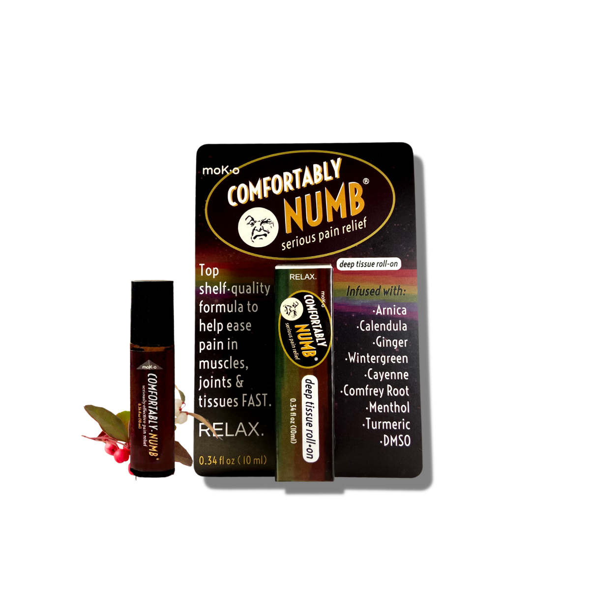 Comfortably Numb® has ultra-cool packaging with a vintage rock and roll feel...hence the Comfortably Numb name.  Looking for a gift for someone who has everything - including pain, this unique packaging and effective product will be your recipient's favorite gift. 