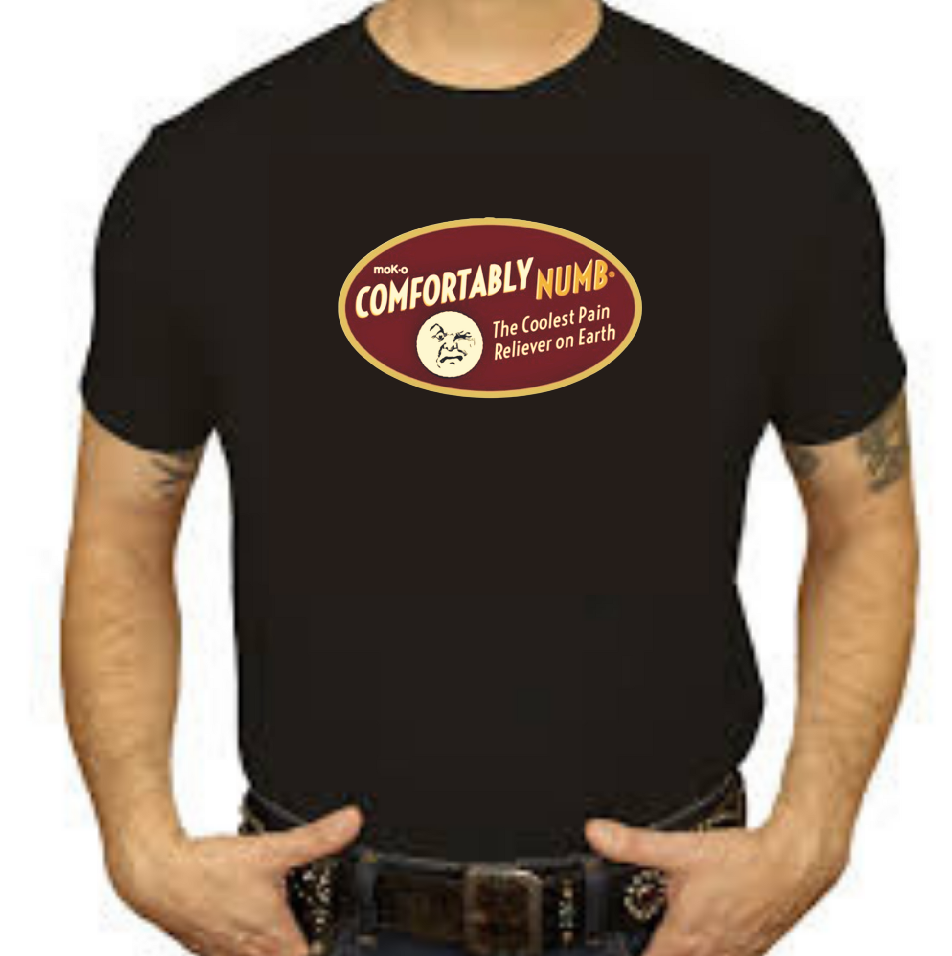 Comfy Comfortably Numb® t-shirt to show your NUMB pride. 